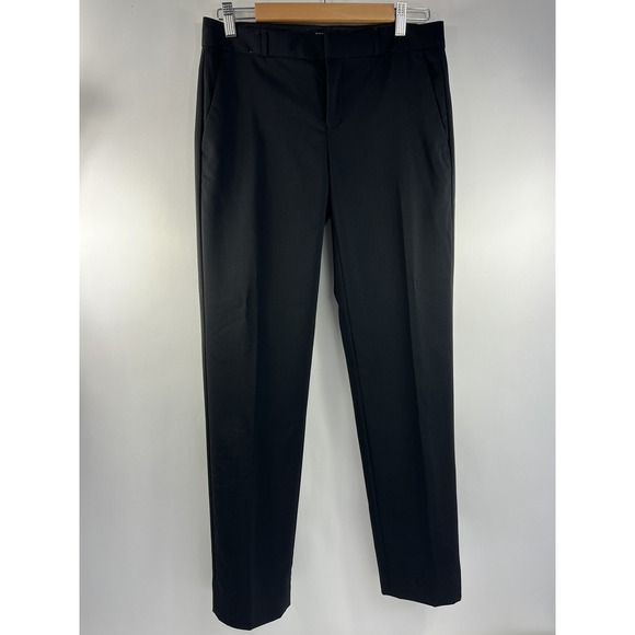 Banana Republic Pants - Banana Republic Avery Long Pants Womens Size 2 Long Wool Blend Black Tapered